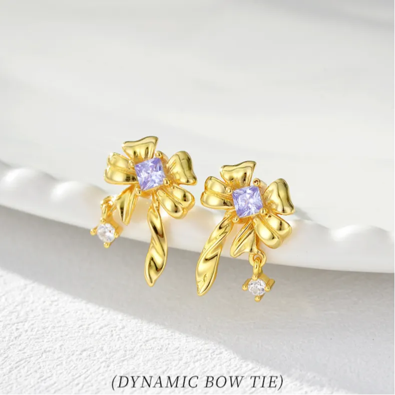 OGDAID 925 Sterling Silver Stud Earrings Women's-3