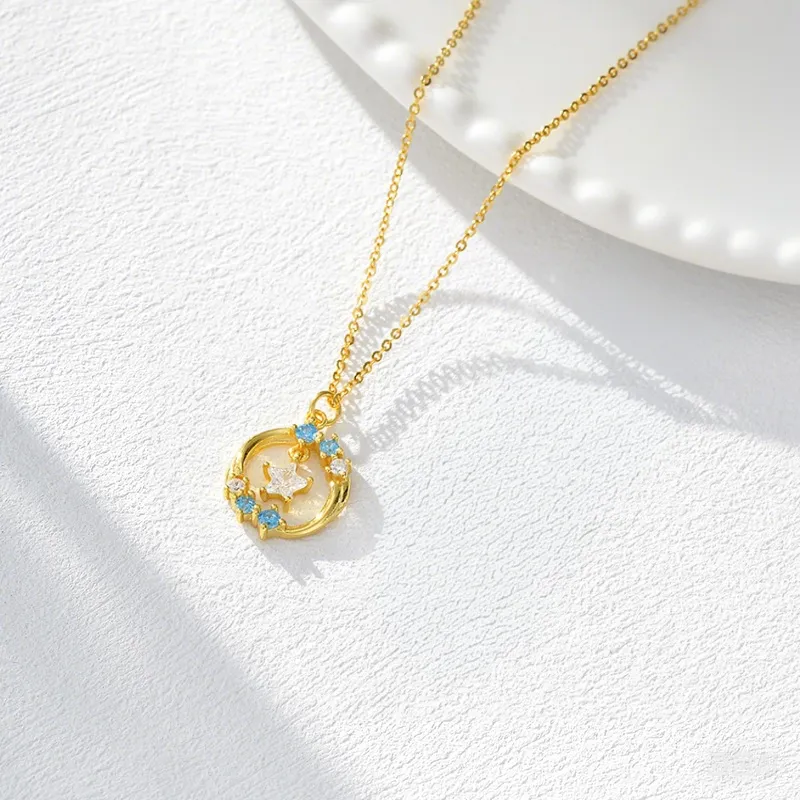 OGDAID S925 Silver Necklaces Women's-2