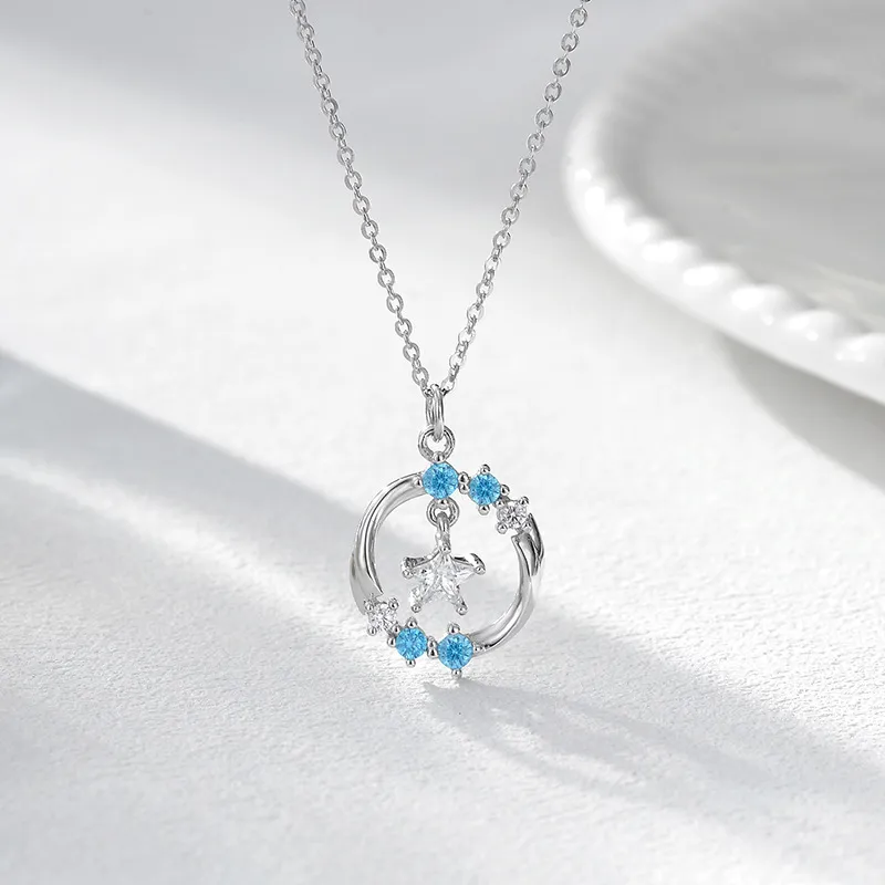 OGDAID S925 Silver Necklaces Women's-5