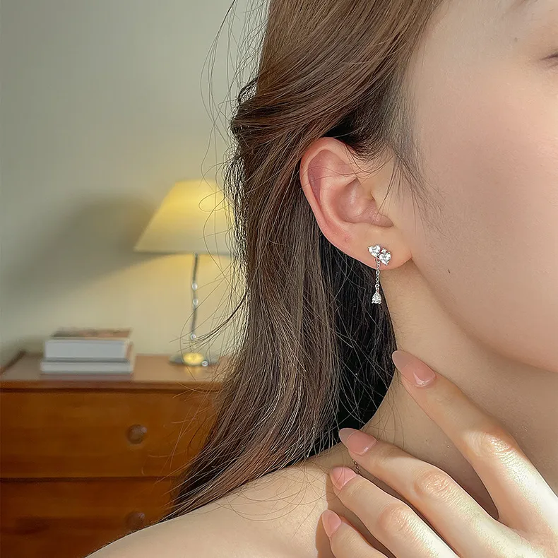 OGDAID S925 Silver Earrings Women's-2
