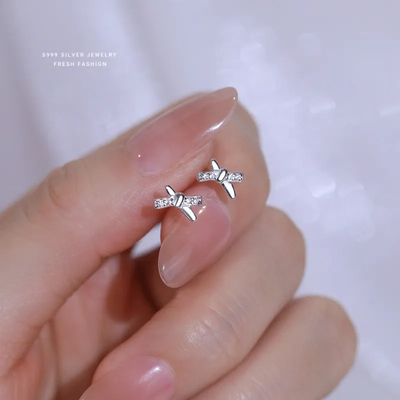 OGDAID S999 Stud Earrings Women's-1