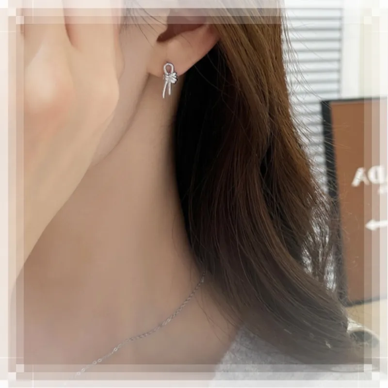 OGDAID S925 Silver Stud Earrings Women's-1