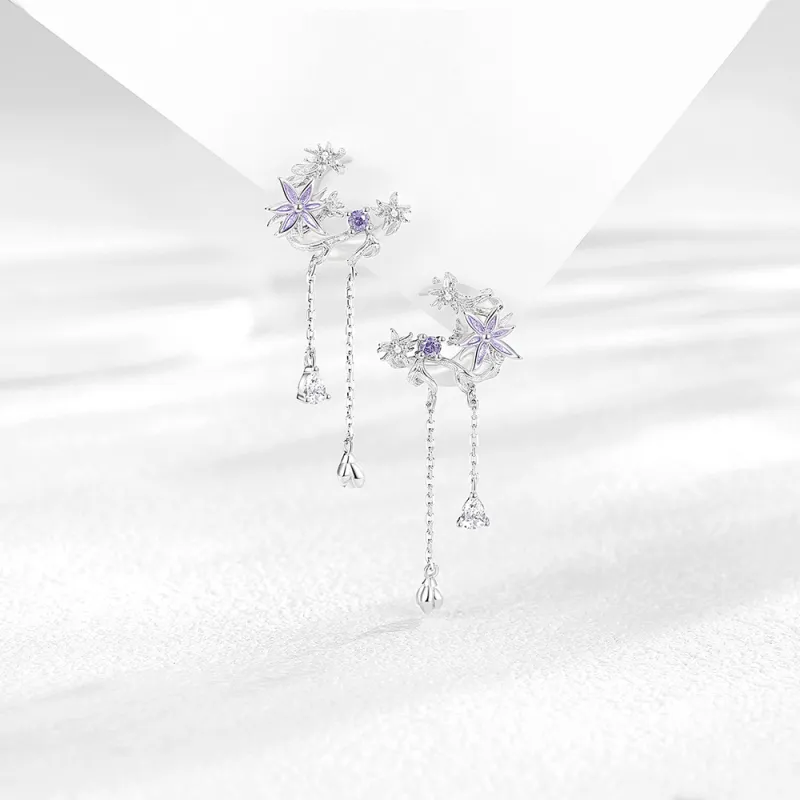 OGDAID S925 Silver Earrings Women's-2