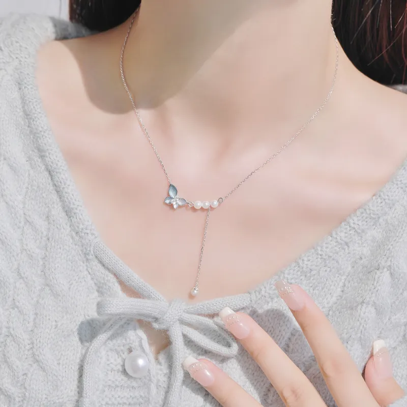 OGDAID S925 Silver Necklaces Women's-4