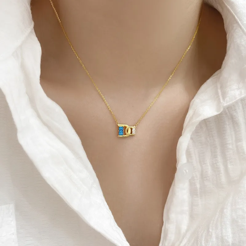 OGDAID S925 Silver Necklaces Women's-1