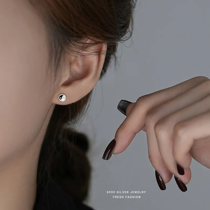 OGDAID S999 Stud Earrings Women's-4