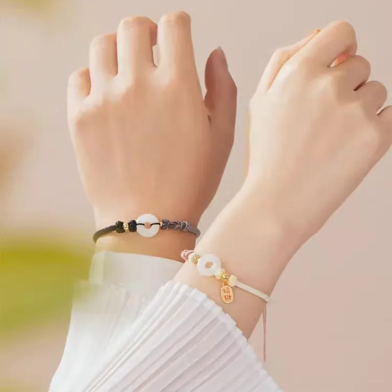 OGDAID Chalcedony Jade Bracelets Unisex-2