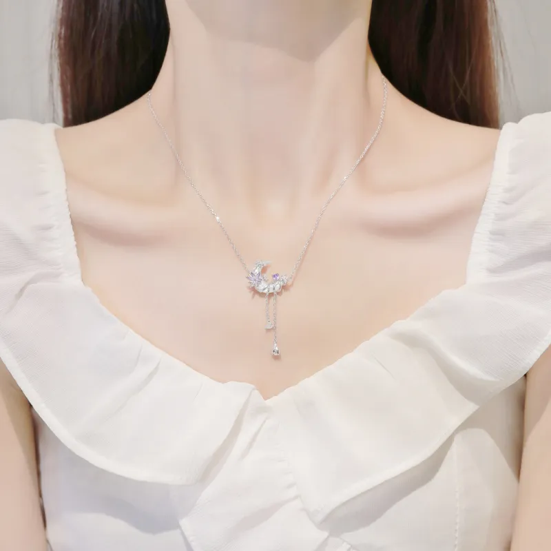 OGDAID 925 Sterling Silver Necklaces Women's-3