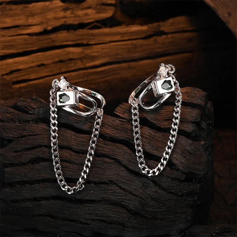 OGDAID S925 Silver Clip On Earrings Women's-2