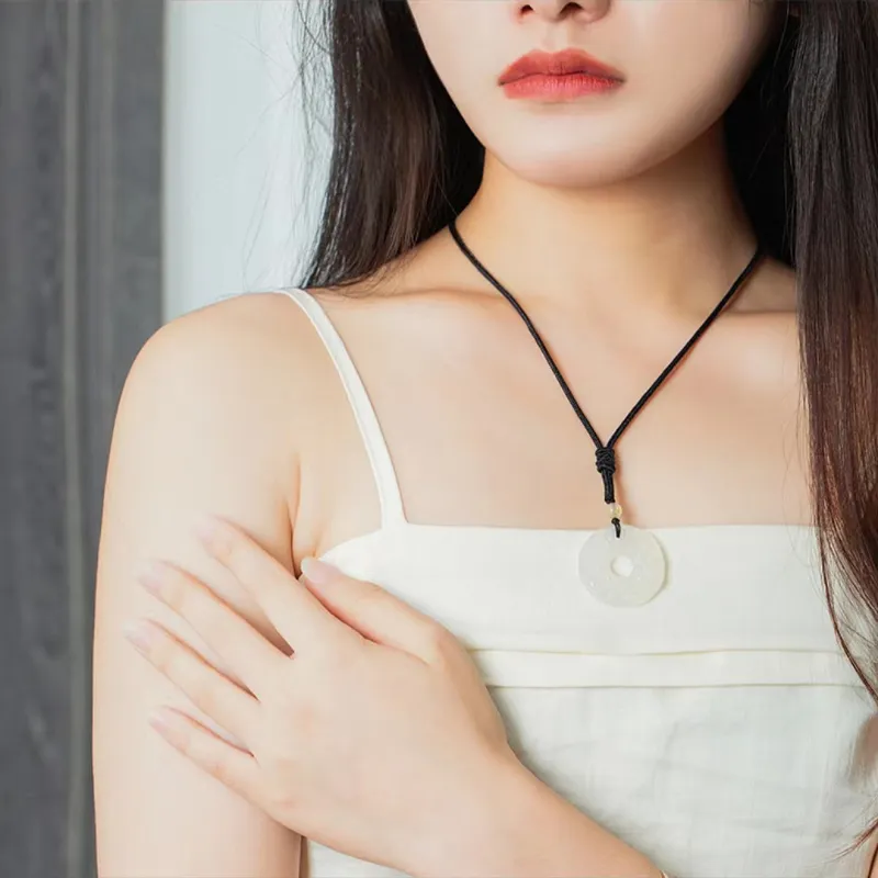 OGDAID Chalcedony Necklaces Unisex-2