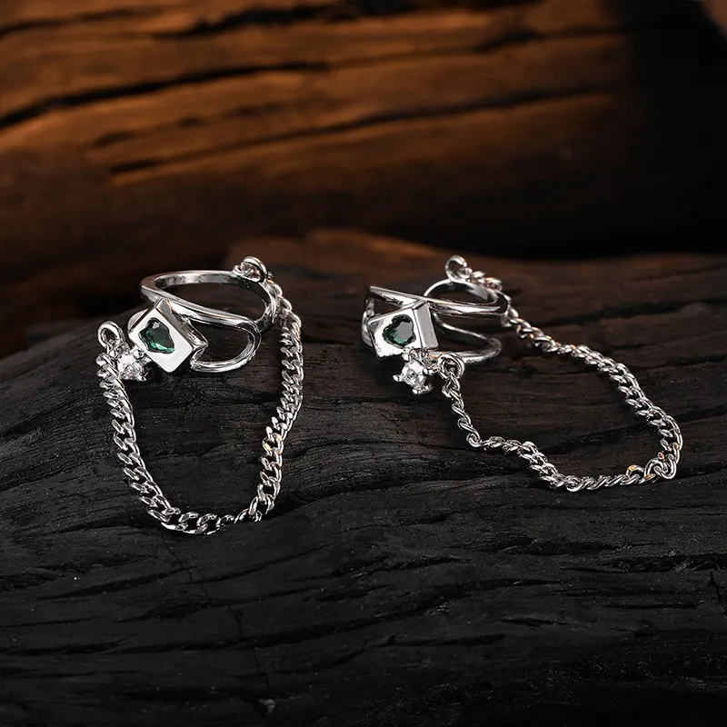 OGDAID S925 Silver Clip On Earrings Women's-3
