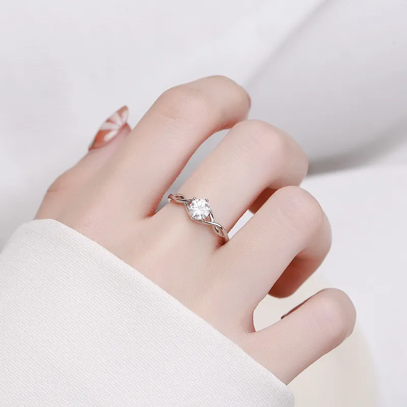 Onakiiko S999 Fine Silver Ring Gift Box Set Women's-8