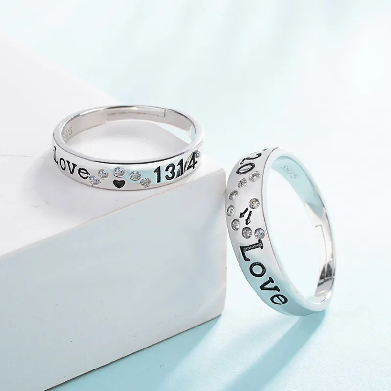 Onakiiko S999 Fine Silver Ring Pair Unisex-3