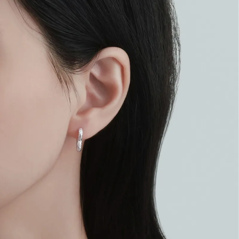 Onakiiko S999 Fine Silver Hoop Earrings, Gift Box Set Women's-4