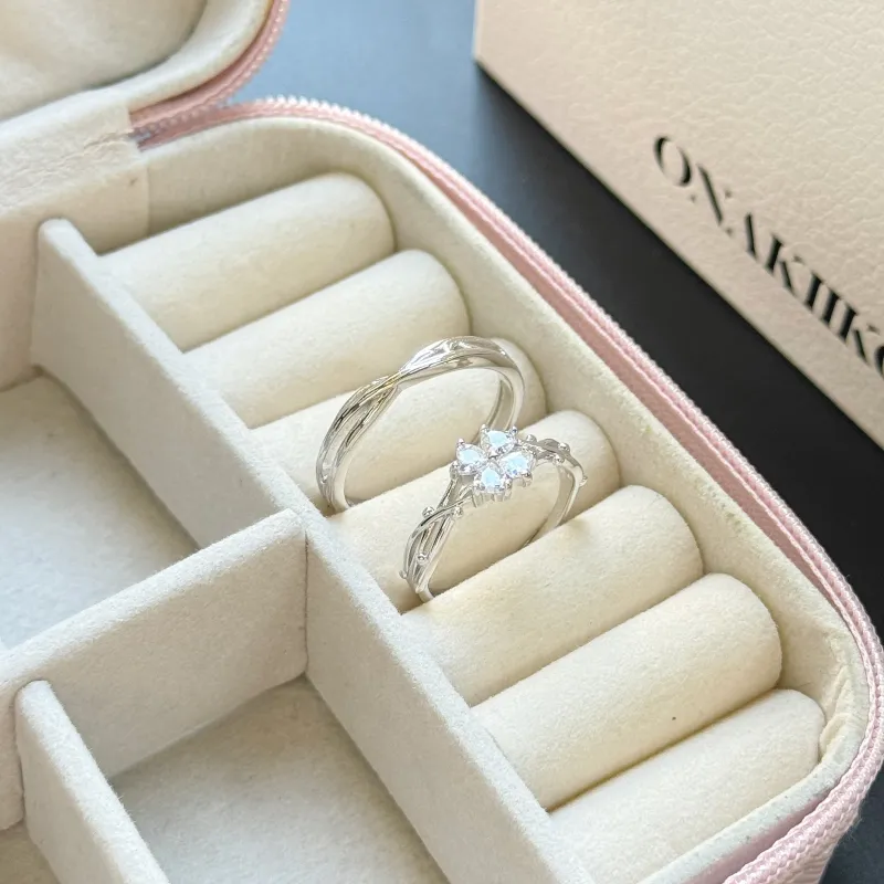 Onakiiko S999 Fine Silver Ring Pair Unisex-3