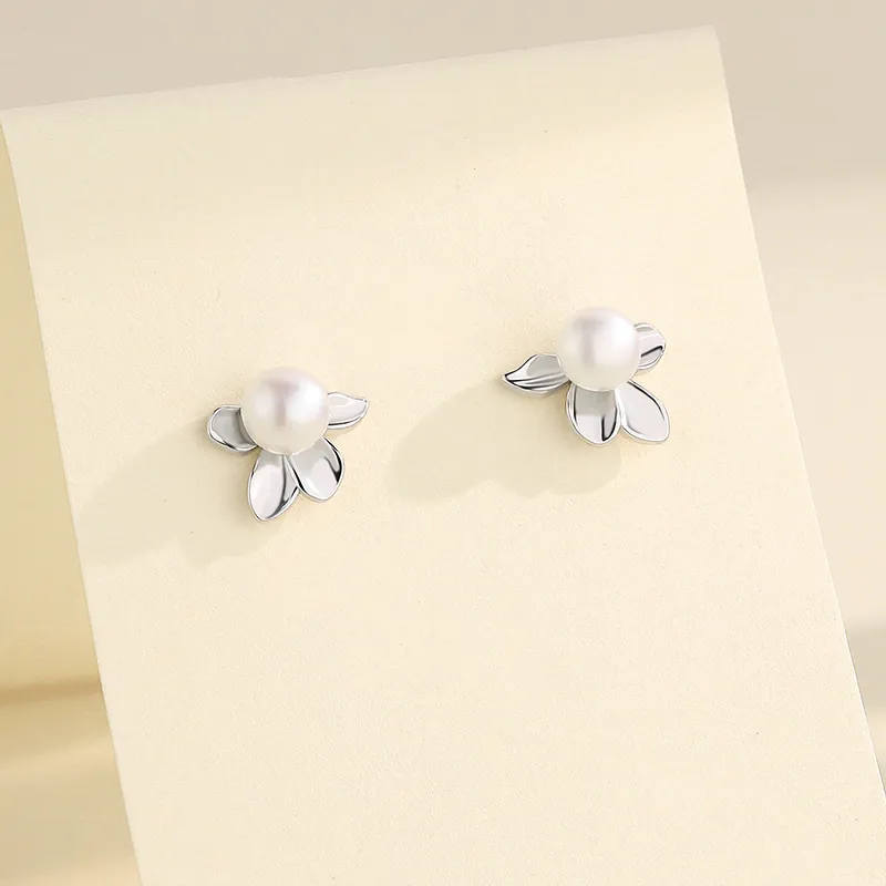 Onakiiko 999 Fine Silver Stud Earrings Women's-2