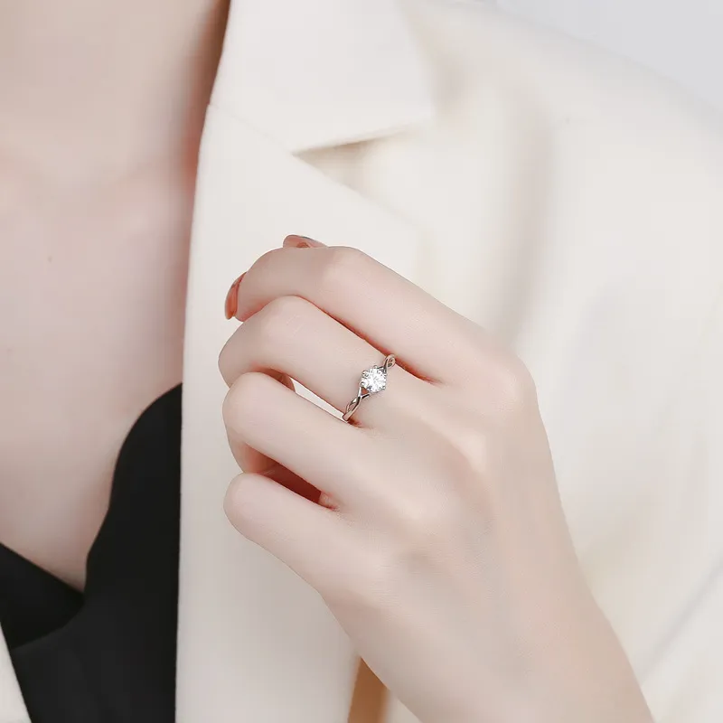 Onakiiko S999 Fine Silver Ring Gift Box Set Women's-9