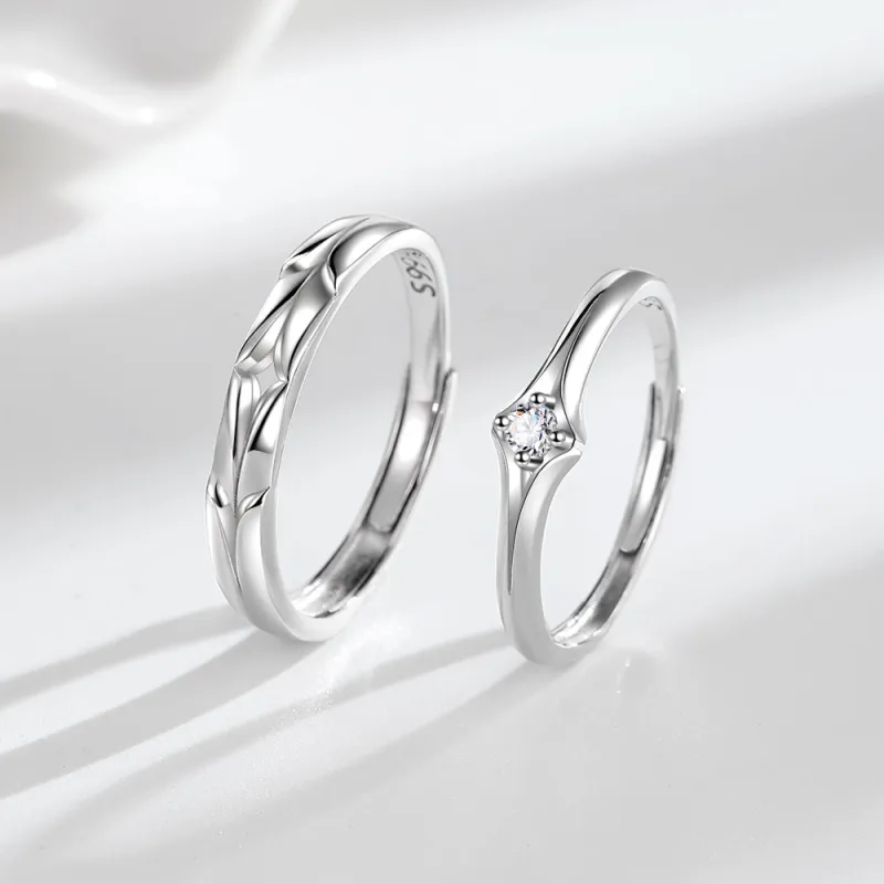 Onakiiko S999 Fine Silver Rings Unisex-9