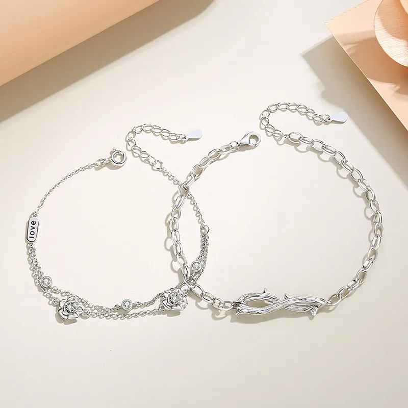 Onakiiko S925 Silver Bracelets Unisex-1