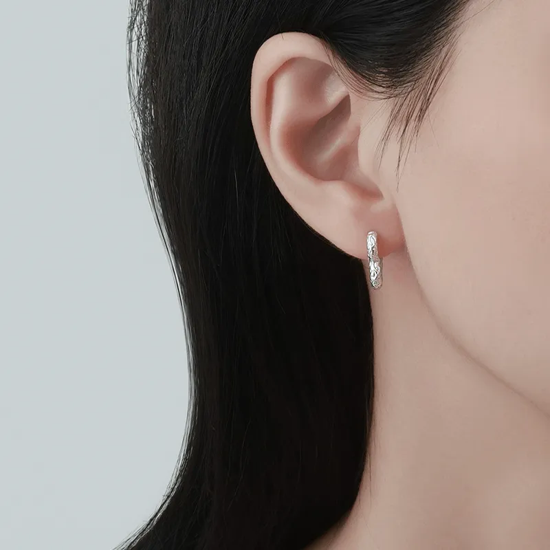 Onakiiko S999 Fine Silver Hoop Earrings, Gift Box Set Women's-3