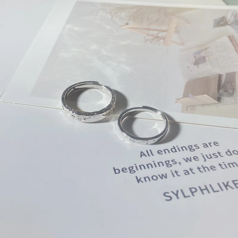 Onakiiko S999 Fine Silver Ring Gift Box Set #Good Luck Unisex-2