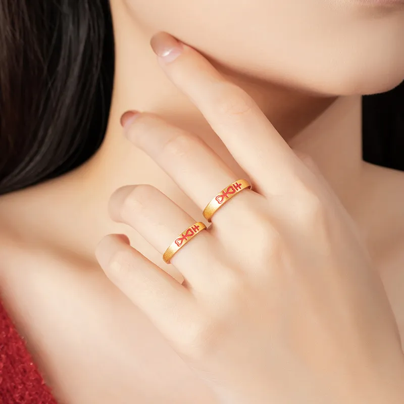 Onakiiko S925 Silver Ring Pair Unisex-3