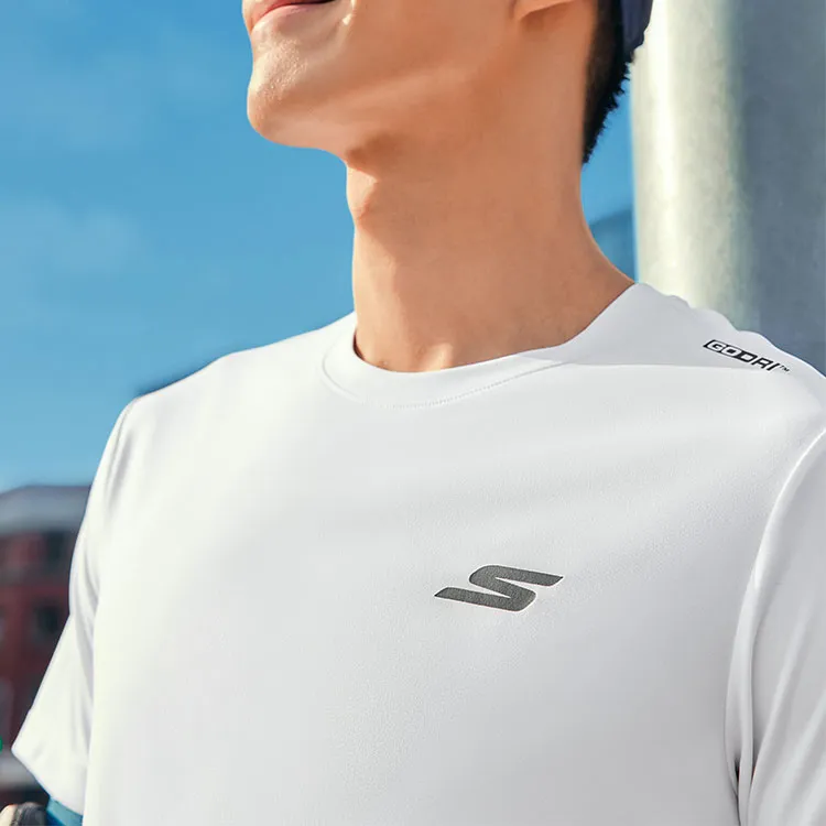 Skechers Comfort Technology Series T-Shirt Men's Bright White-4