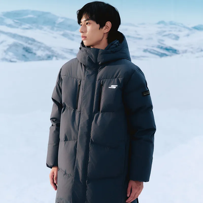 Skechers Down Jacket Men's Shadow Gray-2
