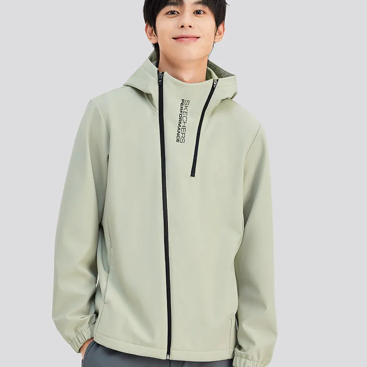 Skechers Mountain Wind And Rain Forest Windbreaker Jackets Men Light Army Green/036H-2