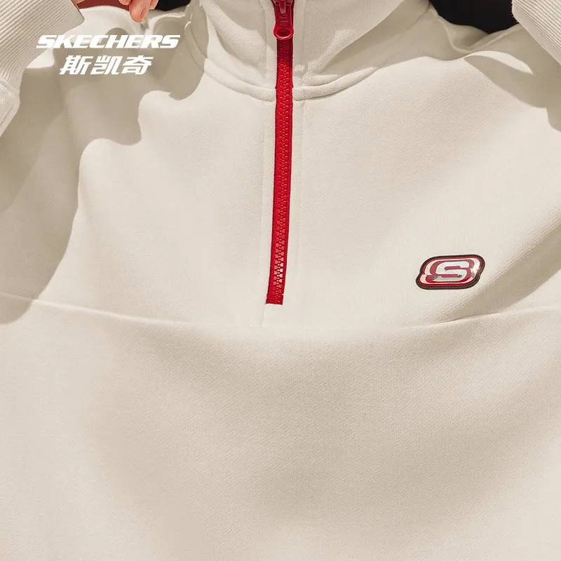 Skechers New Year Sweatshirt Unisex Pure White-3