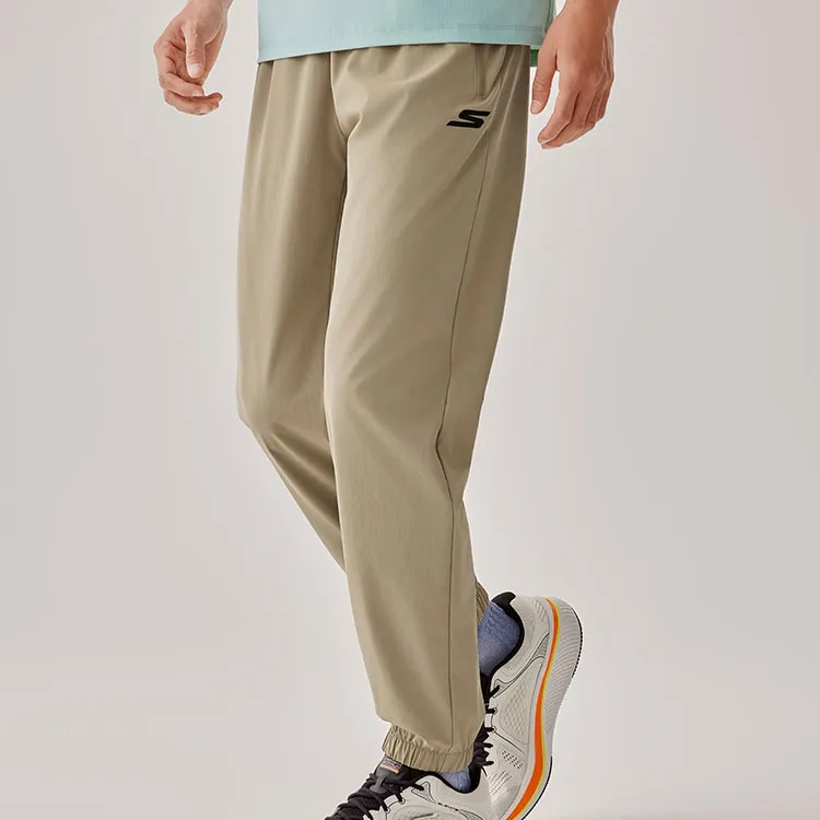 Skechers Sports Lifestyle Collection Comfortable Tech Collection Knitted Sweatpants Men's Chestnut Gold-2