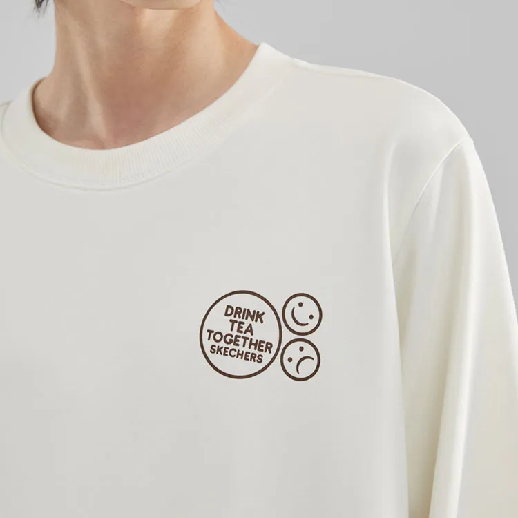 Skechers Sweatshirts Unisex Marshmallow White/0074-7