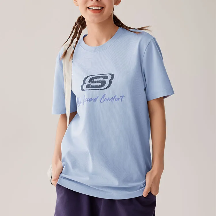 Skechers T Shirt Unisex Xenon Blue-2