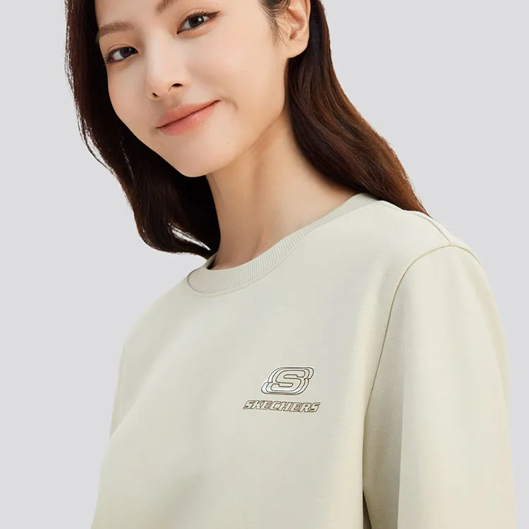 Skechers Sports Lifestyle Sports Casual Sweatshirt Unisex Light Brown-5