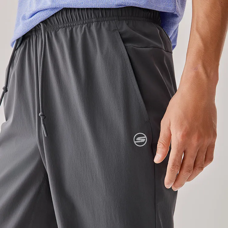 Skechers GODRI Casual Pants Men's Charcoal Gray-4