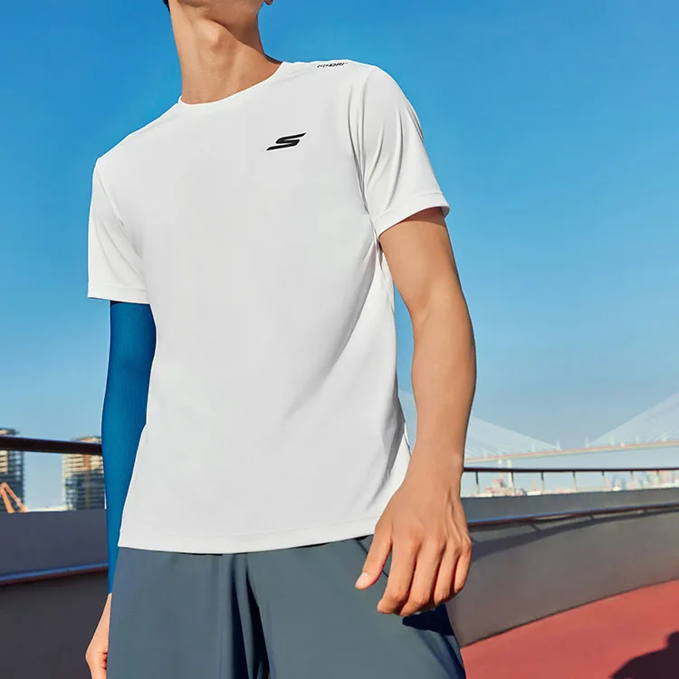 Skechers Comfort Technology Series T-Shirt Men's Bright White-8