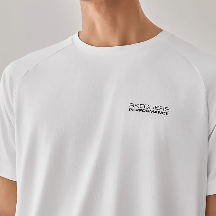 Skechers Comfortable Tech Cooling Collection T Shirt Men's Bright White-2
