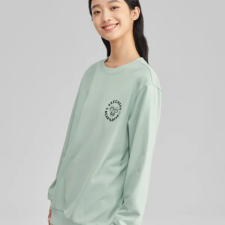 Skechers Sweatshirts Unisex Windy Green/02QQ-3