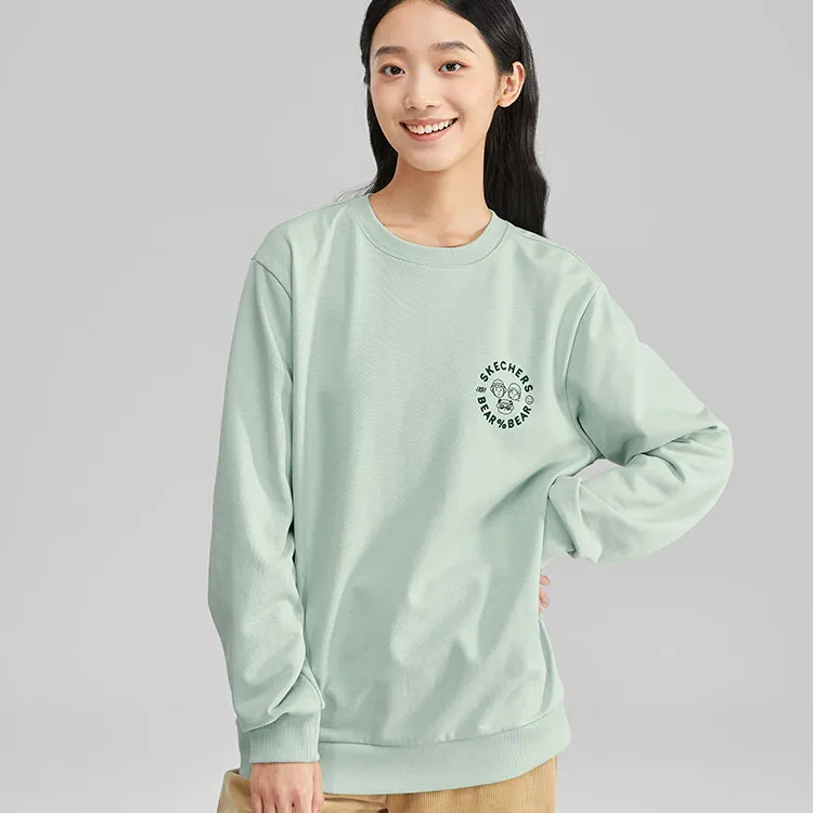 Skechers Sweatshirts Unisex Windy Green/02QQ-2