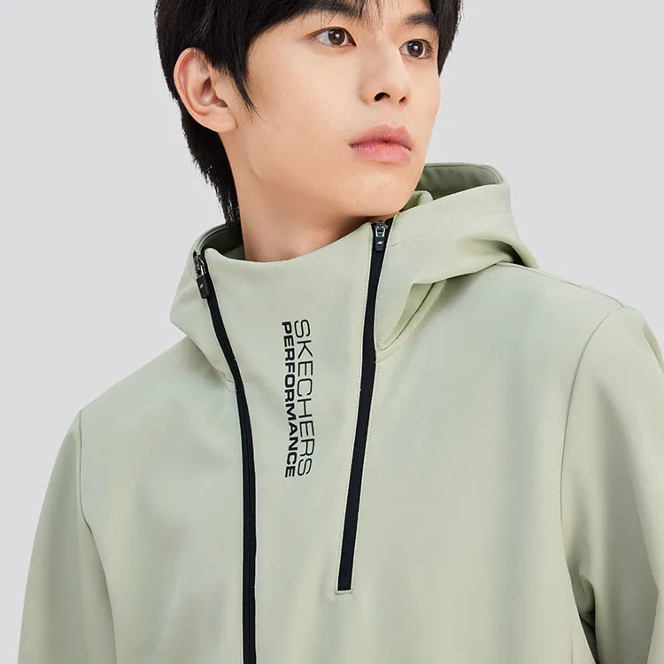 Skechers Mountain Wind And Rain Forest Windbreaker Jackets Men Light Army Green/036H-4