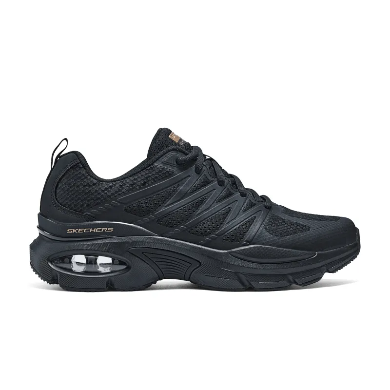 Skechers Cushioning Wear Resistant Low Top Casual Shoes Men's Black-1
