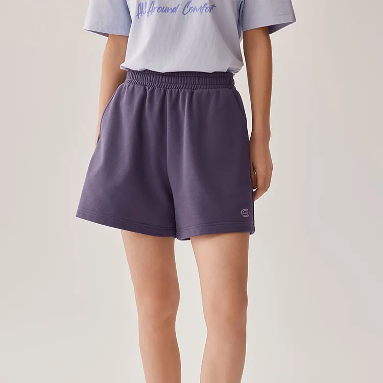 Skechers Casual Shorts Women's Gothic Purple-4