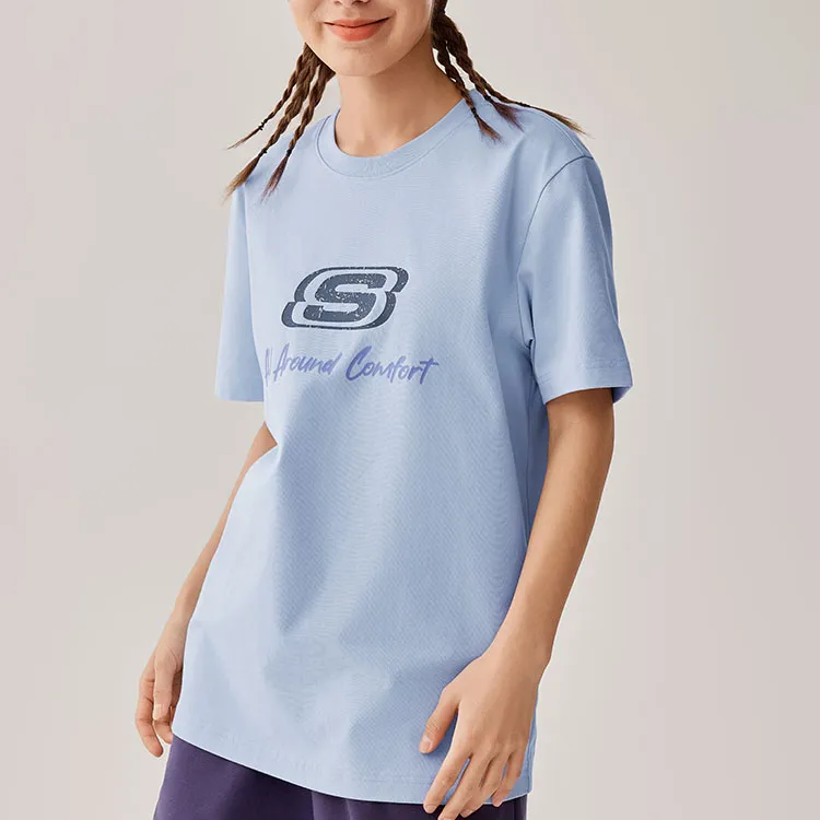 Skechers T Shirt Unisex Xenon Blue-3