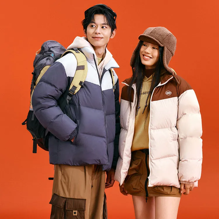 Skechers Sports Life Collection Down Jacket Unisex Light Brown-2