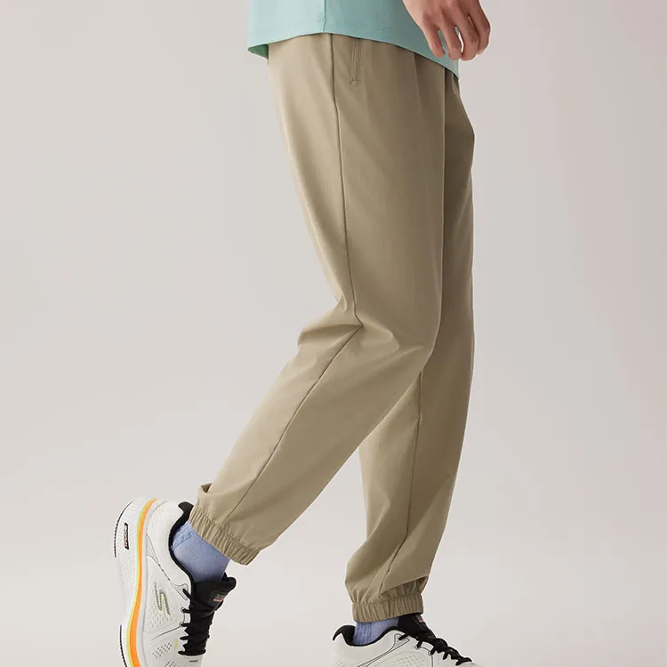 Skechers Sports Lifestyle Collection Comfortable Tech Collection Knitted Sweatpants Men's Chestnut Gold-3