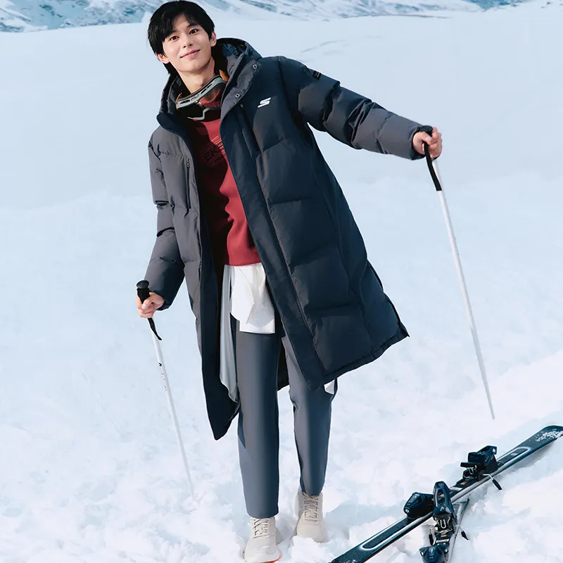 Skechers Down Jacket Men's Shadow Gray-7