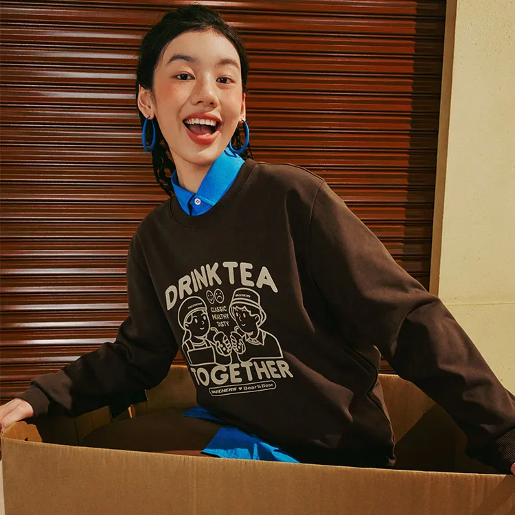 Skechers Sweatshirts Unisex Chicory Coffee Brown/03JJ-2