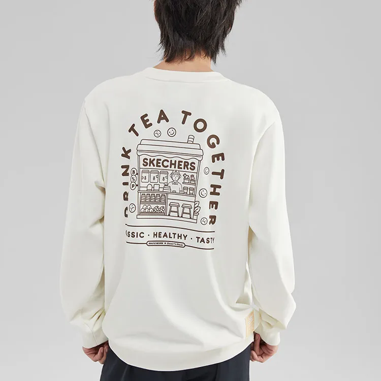 Skechers Sweatshirts Unisex Marshmallow White/0074-6