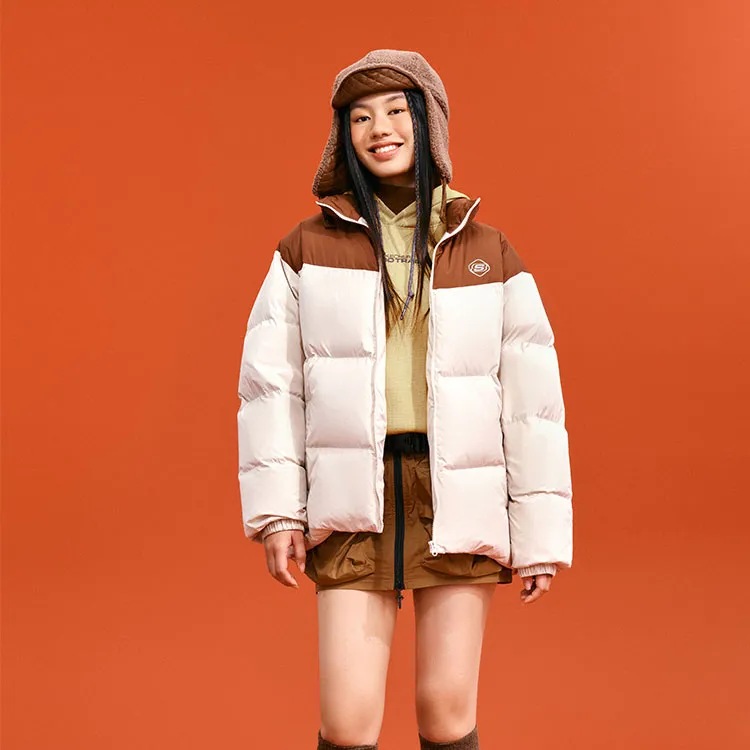 Skechers Sports Life Collection Down Jacket Unisex Light Brown-4