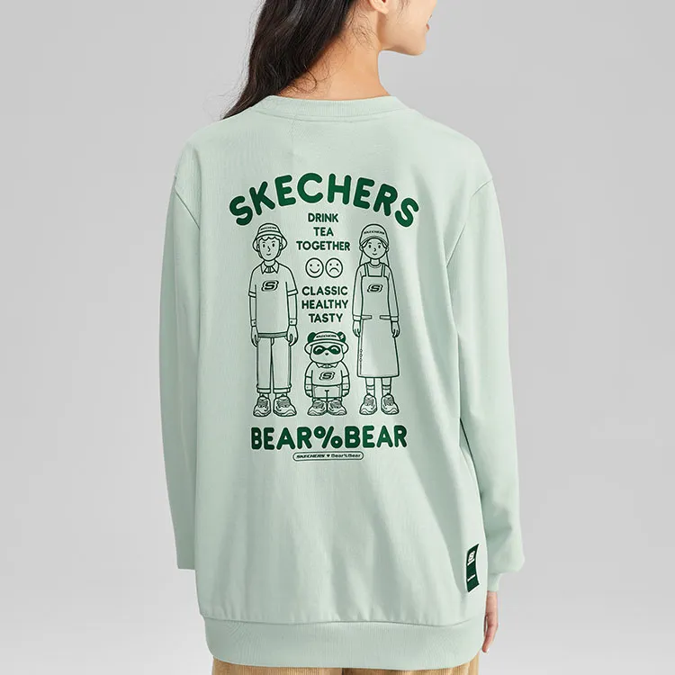 Skechers Sweatshirts Unisex Windy Green/02QQ-4